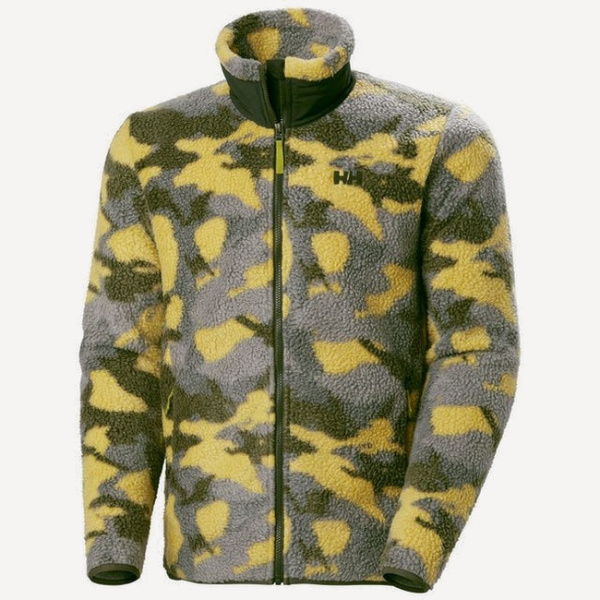 Куртка флис HH Man Panorama Printed Pile (Мужской; M; Bright Moss Woodland Camo)